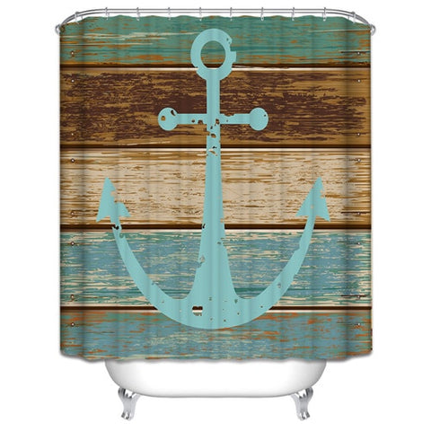 Image of Custom Colorful Bathroom Polyester Fabric print Modern Shower Curtain bathroom Waterproof Shower Curtain with 12 Hooks