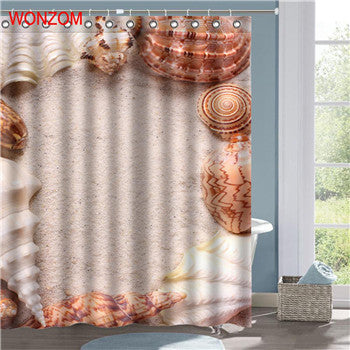 Image of Marine Life Waterproof Shower Curtain Turtle Bathroom Decor Fish Decoration Cortina De Bano 2017 Bath Curtain Gift