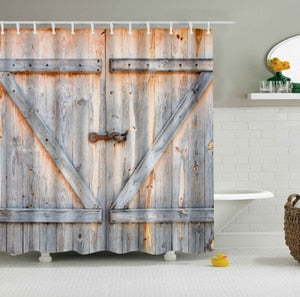 Image of Comic Octopus Print Shower Curtains Bath Products Bathroom Decor with Hooks Waterproof 71x71"