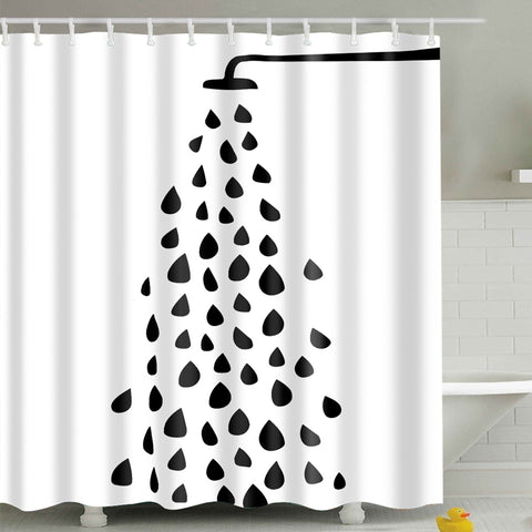 Image of Creative pattern series New Shower Curtain Colorful Eco-friendly Polyester High Quality Washable Bath Decor Shower Curtain 1pcs
