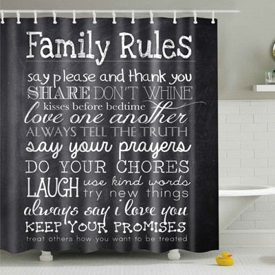 Image of Creative pattern series New Shower Curtain Colorful Eco-friendly Polyester High Quality Washable Bath Decor Shower Curtain 1pcs