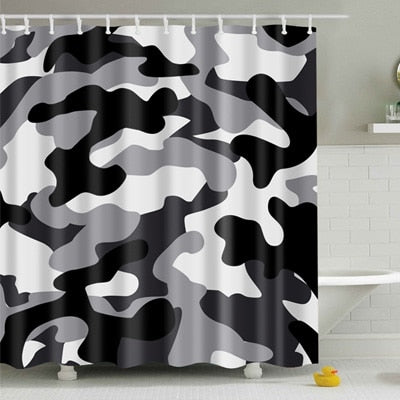 Image of Creative pattern series New Shower Curtain Colorful Eco-friendly Polyester High Quality Washable Bath Decor Shower Curtain 1pcs