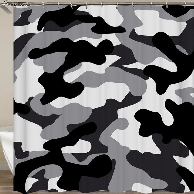 3d shower curtains black bathroom shower curtain fabric funny curtain waterproof bath curtain cortinas de bano