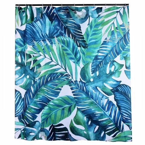 Image of Sea Turtle Print Waterproof Shower Curtain Polyester Fabric Bath Curtain Octopus Home Bathroom Curtains with 12 Hooks