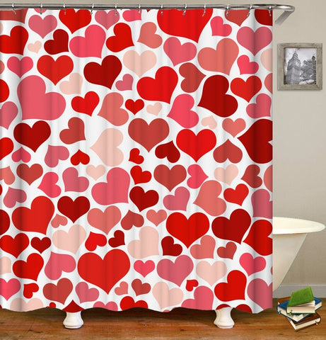 Image of 2019 Scene Version Multi-styles 3D HD Digital Printed Shower Curtains Waterproof Moisture-proof Bathroom Curtains Case tende