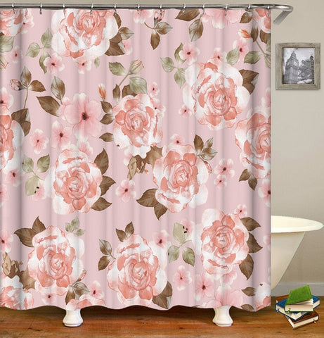 Image of 2019 Scene Version Multi-styles 3D HD Digital Printed Shower Curtains Waterproof Moisture-proof Bathroom Curtains Case tende