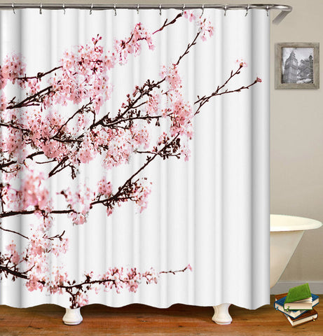 Image of 2019 Scene Version Multi-styles 3D HD Digital Printed Shower Curtains Waterproof Moisture-proof Bathroom Curtains Case tende