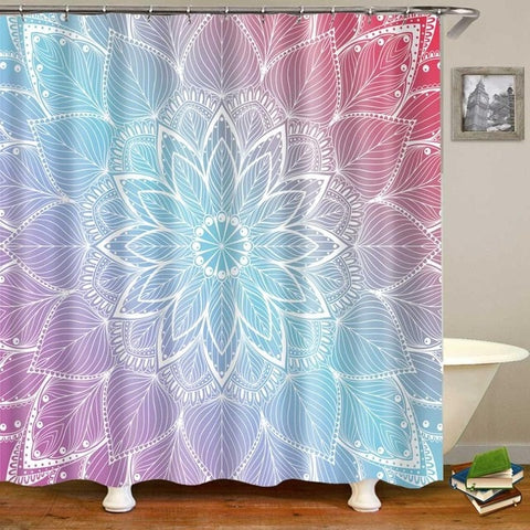 Image of King African American Lovers Couple Shower Curtains Painting Art Bath Curtain Liner Waterproof Polyester Bathroom With Hooks