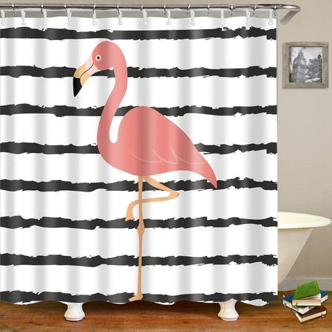 Image of King African American Lovers Couple Shower Curtains Painting Art Bath Curtain Liner Waterproof Polyester Bathroom With Hooks